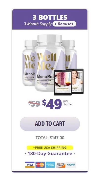 Menorescue 3 Bottle Price